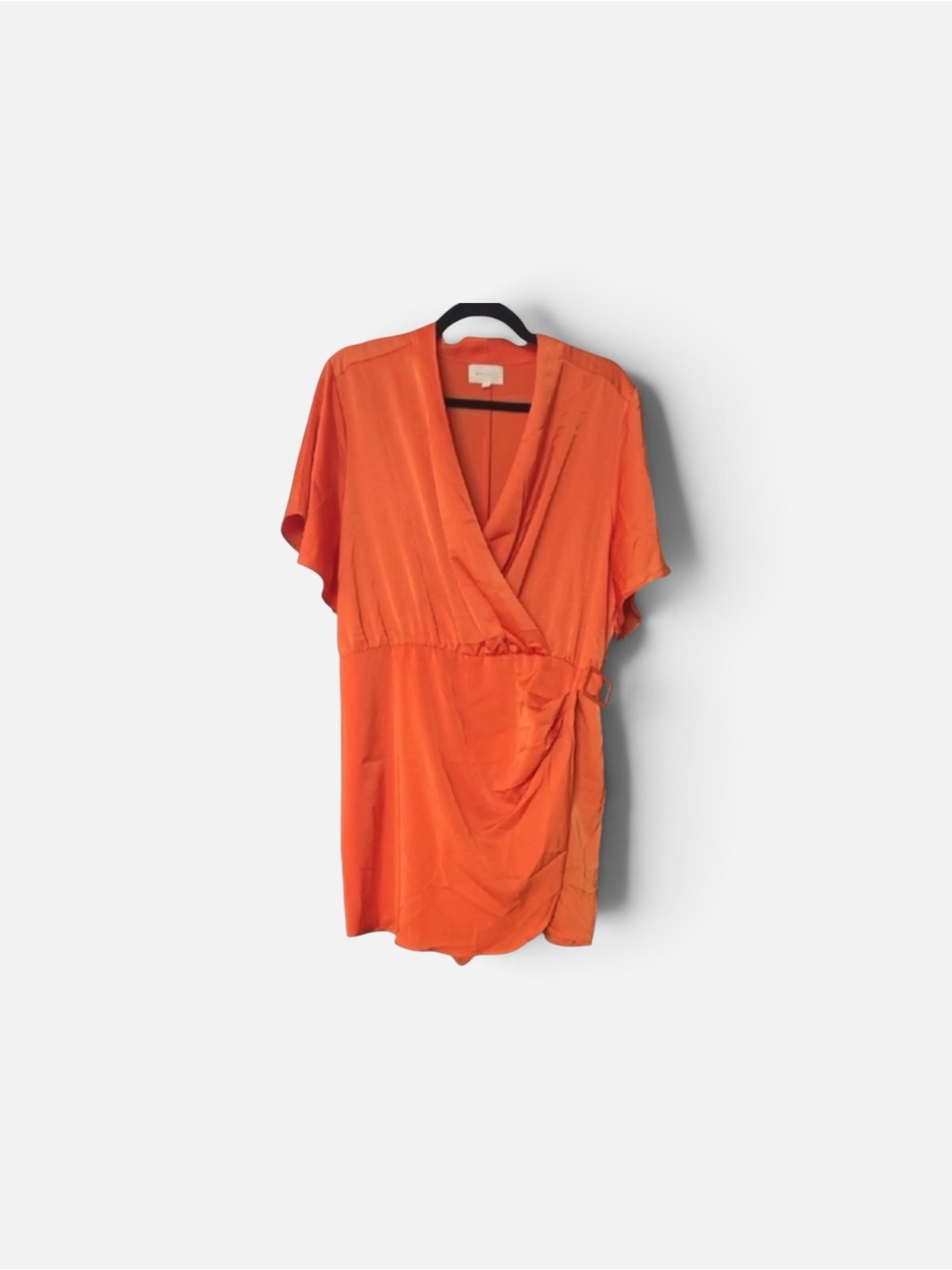 MELLODAY Orange Wrap-Style Swim Coverup